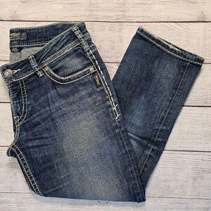 Silver w30 suki Capri denim jeans
